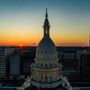 2020-04-11_002294_WTA_Mavic2Pro The Michigan State Capitol is the building that houses the legislative branch of the government of the U.S. state of Michigan. It is in the portion of the state...