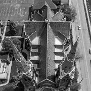 2020-05-16_005037_WTA_Mavic2Pro The Sweetest Heart of Mary Roman Catholic Church is located at 4440 Russell Street (at East Canfield Street) in Detroit, Michigan, in the Forest Park...