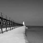 2008-08-01_25053_WTA_5DM1 The Manistee Pierhead lights are a pair of active aids to navigation located on the north and south pier in the harbor of Manistee, Michigan,