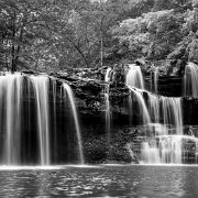 Waterfall Brush Creek Falls, Athens, West Virginia