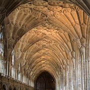 2014_05_24-WTA-5DM3-6178 Gloucester Cathedral, or the Cathedral Church of St Peter and the Holy and Indivisible Trinity, in Gloucester, England, stands in the north of the city near the...