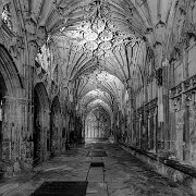 2014_05_24-WTA-5DM3-6308_HDR Gloucester Cathedral, or the Cathedral Church of St Peter and the Holy and Indivisible Trinity, in Gloucester, England, stands in the north of the city near the...