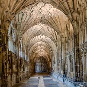 2014_05_24-WTA-5DM3-6378_HDR-2 Gloucester Cathedral, or the Cathedral Church of St Peter and the Holy and Indivisible Trinity, in Gloucester, England, stands in the north of the city near the...
