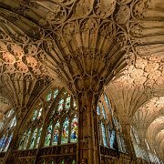 2014_05_24-WTA-5DM3-6392_HDR Gloucester Cathedral, or the Cathedral Church of St Peter and the Holy and Indivisible Trinity, in Gloucester, England, stands in the north of the city near the...