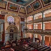 2025-03-20_325217_WTA_R5m2-HDR Sinagoga Galați, located in the city of Galați, Romania, is one of the last remaining Jewish places of worship in a city that once had a thriving Jewish...