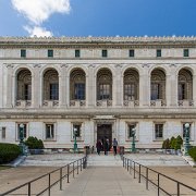2013-08-13_12-11_29296_WTA_5DM3 Designed by Cass Gilbert, the Detroit Public Library was constructed with Vermont marble and serpentine Italian marble trim in an Italian Renaissance style. His...
