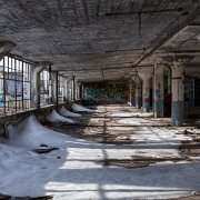 2014-01-12_11-49_40661_WTA_5DM3 The Fisher Body Plant 21 is located on the southeast corner of Piquette and St. Antoine. It was designed in 1921 by Albert Kahn for Fisher Body, who...