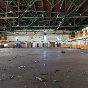 2014-01-03_13-32_39380_WTA_5DM3 The Detroit Naval Armory is a limestone structure with four main sections: a vestibule, a drill hall, an office / penthouse section, and a company drill hall....