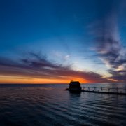 2020-05-31_005640_WTA_Mavic2Pro - pano - 8 images - 11269x5835_0000 Grand Haven, Michigan - Sunset Grand Haven South Pierhead Entrance Light is the outer light of two lighthouses on the south pier of Grand Haven, Michigan where...