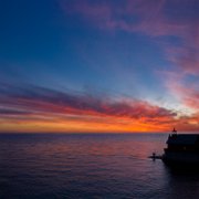 2020-05-31_005733_WTA_Mavic2Pro - pano - 8 images - 9872x4780_0000 Grand Haven, Michigan - Sunset Grand Haven South Pierhead Entrance Light is the outer light of two lighthouses on the south pier of Grand Haven, Michigan where...