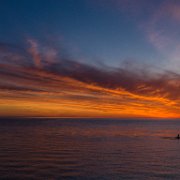 2020-05-31_006223_WTA_Mavic2Pro Grand Haven, Michigan - Sunset Grand Haven South Pierhead Entrance Light is the outer light of two lighthouses on the south pier of Grand Haven, Michigan where...