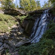 2016-09-23_10663_WTA_5DM4 Carved by Brandywine Creek, the 65-foot falls demonstrates classic geological features of waterfalls. A layer of hard rock caps the waterfall, protecting softer...