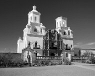 2013-04-13_18-53_20080_WTA_5DM3 A National Historic Landmark, San Xavier Mission was founded as a Catholic mission by Father Eusebio Kino in 1692. Construction of the current church began in...