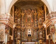 2013-04-13_19-05_20168_WTA_5DM3 A National Historic Landmark, San Xavier Mission was founded as a Catholic mission by Father Eusebio Kino in 1692. Construction of the current church began in...