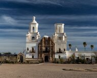 2018-03-24_33980_WTA_5DM4-2 Mission San Xavier del Bac is a historic Spanish Catholic mission located about 10 miles (16 km) south of downtown Tucson, Arizona, on the Tohono O'odham San...