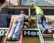 2017-08-07_126472_WTA_5DM4 Henry the Hatter Store - Detroit, Michigan. Henry Komrofsky had worked as a hatter at the John C. Hartz shop before deciding to open up his own shop. Gustave...