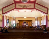 2018-01-22_27754_WTA_5DM4 The Iron County Courthouse, designed by J.C. Clancy, was built in 1890. Characteristic of the Romanesque revival period, it features a high pitched roof, high...