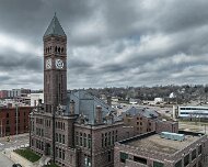 2024-04-07_304905_WTA_Mavic 3-2 Construction began on the first Minnehaha County Courthouse in 1889. The building is a product of local architect Wallace L. Dow, who designed many local...