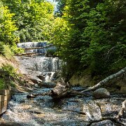 2012-07-01_15-32_04800_WTA_5DM3 Sable Falls is a waterfall located on Sable Creek in the eastern-most portion of the Pictured Rocks National Lakeshore in Alger County, Michigan. The falls...