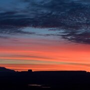 2015-10-25_02982_WTA_5DSR - pano - 4 images Sunrise near Page, Azizona - original is 22954 x 5174