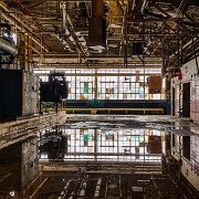 2014-12-28_68275_WTA_5DM3_HDR-2 Hudson Body Plant . Located at the corner of Conner and Gratiot Avenues, the plant was designed by famed architect Albert Kahn (who also designed Hudson's main...