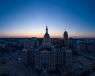 2020-04-11_004021_WTA_Mavic2Pro - pano - 21 images - 17827x7056_0000 The Michigan State Capitol is the building that houses the legislative branch of the government of the U.S. state of Michigan. It is in the portion of the state...