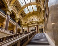 2024-04-04_290207_WTA_R5 The Wisconsin State Capitol, located in Madison, stands as an iconic symbol of the state's political history and architectural grandeur. Designed by George B....
