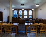2025-09-12_339426_WTA_R5m2 The Clinton County Courthouse in Clinton, Iowa, completed in 1897, is an imposing example of Richardsonian Romanesque architecture, designed by architect G.S....