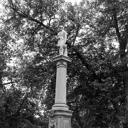 2014-07-05_22194_WTA_5DM3 Elmwood Cemetery was originally planned in 1846.[9] The first 42 acres (170,000 m2) were purchased from the George Hunt farm[10] using money from subscriptions...