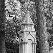 2014-07-05_22264_WTA_5DM3 Elmwood Cemetery was originally planned in 1846.[9] The first 42 acres (170,000 m2) were purchased from the George Hunt farm[10] using money from subscriptions...