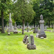 2014-07-05_22119_WTA_5DM3-2 Mount Elliott Cemetery - History - Detroit's Catholic community was originally heavily French in character. However, near the beginning of the 19th century,...