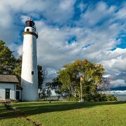 2015-09-19_79802_WTA_5DSR-3 The Pointe aux Barques Lighthouse ranks among the ten oldest lighthouses in Michigan. It is an active lighthouse maintained by the US Coast Guard remotely,...