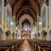 2019-10-13_20169_WTA_5D Mark IV_HDR Jefferson Avenue Presbyterian Church. Located in Detroit's Indian Village neighborhood, the church was designed by legendary Detroit architect Wirt C. Rowland,...