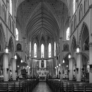 2013-08-13_14-03-45_0815-WTA-5DM3 Ste. Anne de Détroit, founded July 26, 1701, is the second oldest continuously operating Roman Catholic parish in the United States. The current Gothic Revival...