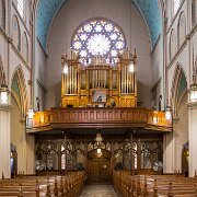 2013-08-13_14-03_29441_WTA_5DM3 Ste. Anne de Détroit, founded July 26, 1701, is the second oldest continuously operating Roman Catholic parish in the United States. The current Gothic Revival...