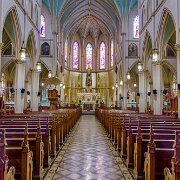 2013-08-13_14-03_29449_WTA_5DM3_HDR Ste. Anne de Détroit, founded July 26, 1701, is the second oldest continuously operating Roman Catholic parish in the United States. The current Gothic Revival...