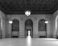 2013-08-13_12-20-17_0739-WTA-5DM3 Designed by Cass Gilbert, the Detroit Public Library was constructed with Vermont marble and serpentine Italian marble trim in an Italian Renaissance style. His...