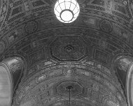 2013-08-13_12-34-10_0799-WTA-5DM3 Designed by Cass Gilbert, the Detroit Public Library was constructed with Vermont marble and serpentine Italian marble trim in an Italian Renaissance style. His...