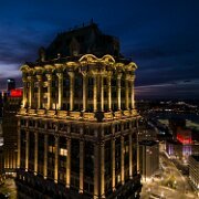 2024-02-16_001866_WTA_Mini4Pro The Book Tower stands as a majestic symbol of Detroit's architectural and literary heritage, dominating the city skyline with its neo-gothic grandeur. Designed...