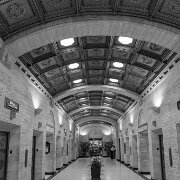 2013-07-19_15-32-29_0119-WTA-5DM3 The Buhl Building is a skyscraper and class-A office center in downtown Detroit, Michigan. Architect Wirt C. Rowland designed the Buhl in a Neo-Gothic style...