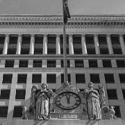 2013-07-20_16-28-40_0689-WTA-5DM3 Cadillac Place is a landmark high-rise office complex in the New Center area of Detroit, Michigan. The ornate class-A office building was constructed of steel,...