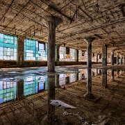 2016-03-27_93123_WTA_5DSR_HDR The Fisher Body Plant 21 is located on the southeast corner of Piquette and St. Antoine. It was designed in 1921 by Albert Kahn for Fisher Body, who...