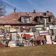 2012-03-11_14-26_17779_WTA_5DM2 The Heidelberg Project is an outdoor art project in Detroit, Michigan. It was created in 1986 by artist Tyree Guyton and his grandfather Sam Mackey (