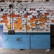 2014-02-23_10-22_05150_WTA_5DM3 There isn't much left of the sixteenth precinct police station at the corner of Grand River and west McNichols. In 2005 the station was closed as part of a...