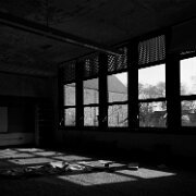 2014-04-27_10-06_16461_WTA_5DM3 Courville Elementary School, located on the northeast side of the city, was built in 1921 as part of a rapid expansion of the Detroit Public Schools system....