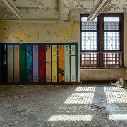 2014-04-27_10-08_16482_WTA_5DM3_HDR Courville Elementary School, located on the northeast side of the city, was built in 1921 as part of a rapid expansion of the Detroit Public Schools system....