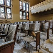 2014-04-27_10-23_16587_WTA_5DM3_HDR-2 Courville Elementary School, located on the northeast side of the city, was built in 1921 as part of a rapid expansion of the Detroit Public Schools system....