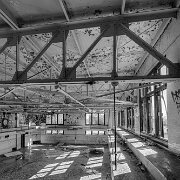 2014-03-30_10-35_13523_WTA_5DM3_HDR-Edit Harry B. Hutchins Intermediate School, located on the north side of Detroit, was part of a new wave of education in the city when it opened in 1922. Despite the...