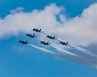 2020-05-12_002388_WTA_5DM4 Detroit - Blue Angels The Blue Angels flight demonstration squadron was formed in 1946 by the United States Navy. The unit is the second oldest formal aerobatic...