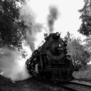 2017-08-19_129220_WTA_5DM4 Pere Marquette 1225 is a 2-8-4 (Berkshire) steam locomotive built for Pere Marquette Railway (PM) by Lima Locomotive Works in Lima, Ohio. 1225 is one of two...